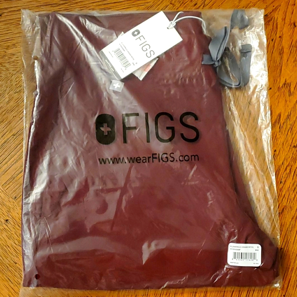 Figs Burgundy Zamora Jogger SP
